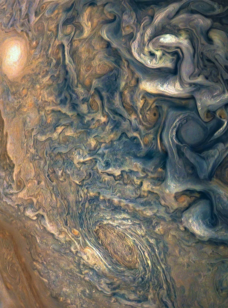 Hoch über Jupiters Wolken