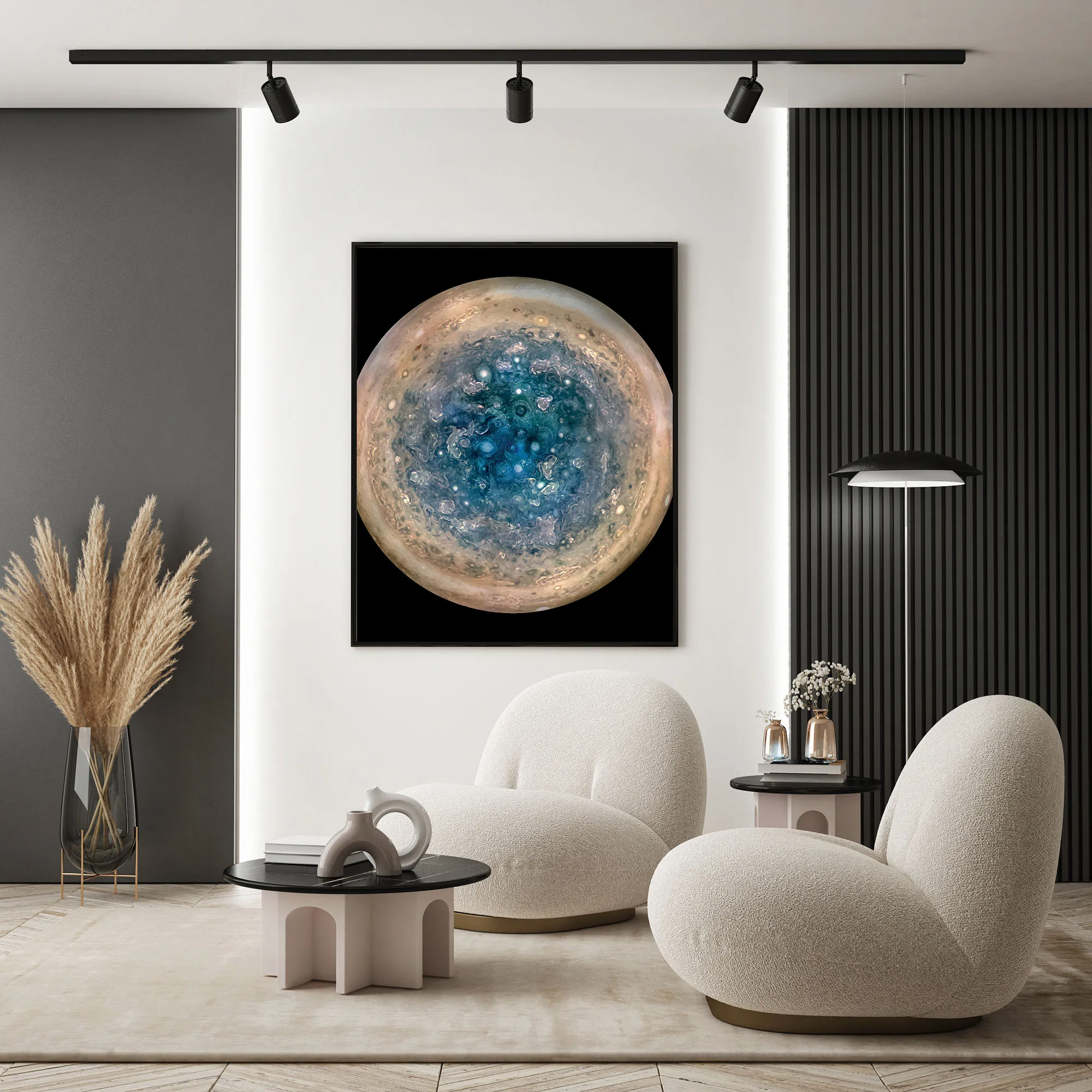 Fine art prints on a wall